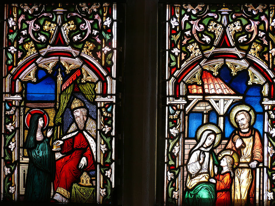 Die Chorfenster in der Stadtpfarrkirche St. Crescentius in Naumburg (Foto: Karl-Franz Thiede)